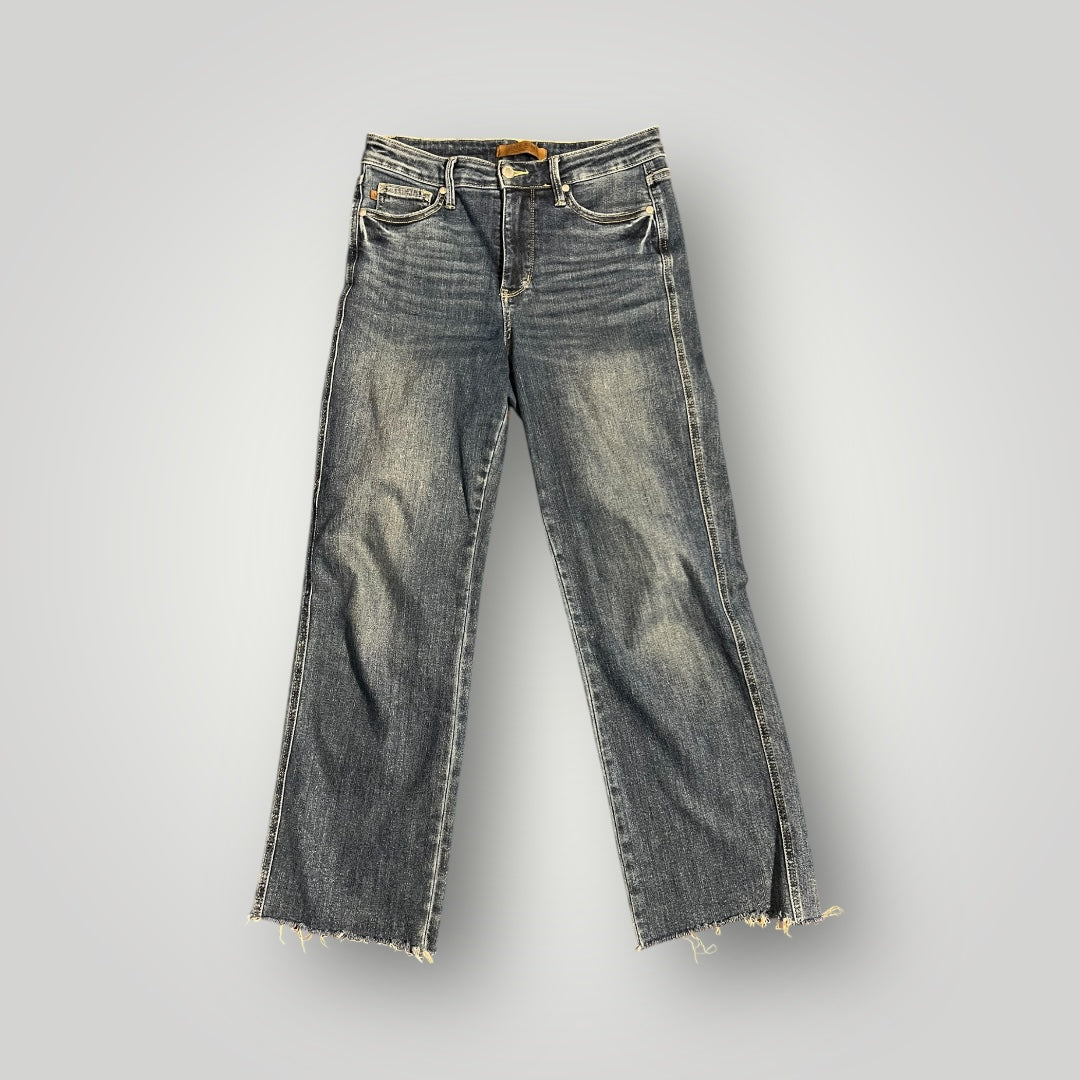 Judy Blue Distressed Straight Leg Jeans Size 7